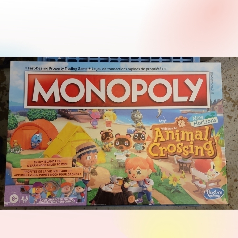 Hasbro Monopoly Animal Crossing New Horizons Edition Board Game